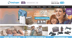 Desktop Screenshot of easyoxygen.com.au