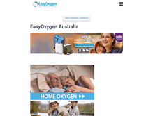 Tablet Screenshot of easyoxygen.com.au